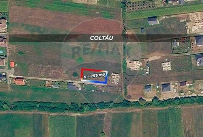 Teren Construcții intravilan de 967 mp, în Coltău
