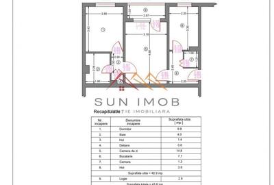 Apartament cu 2 camere semidecomandat în Ultracentral - 1