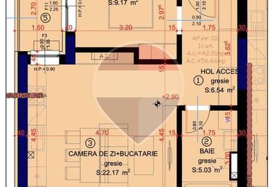 Apartament cu 2 camere decomandat în Centura