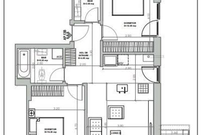 Apartament cu 3 camere decomandat în Iancului - 11