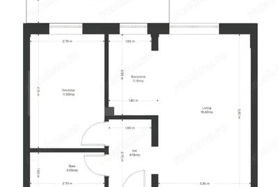 Apartament cu 2 camere decomandat în Ghirodei - 1