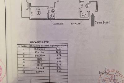 Apartament cu 2 camere semidecomandat în Micro 16 - 7
