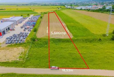 COMISION 0% | Teren de investi?ie 5.500 mp, Sacele Str. Toamnei - 1