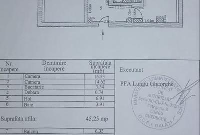 Apartament cu 2 camere decomandat în Sârbi - 1
