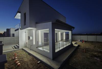 Vila individuala - 4 camere  - 3 bai - incalzire pardoseala - placa de beton - 2