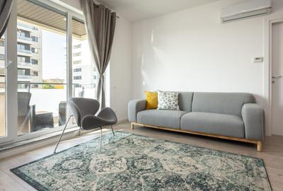 Apartament cu 2 camere semidecomandat în Pipera