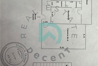 Apartament cu 3 camere decomandat, mobilat în Tractorul - 8
