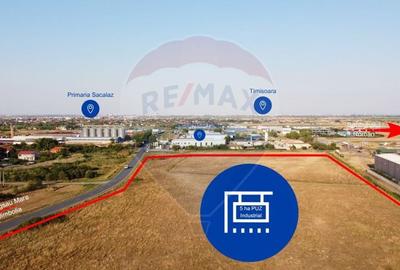 Teren 50,000mp Sacalaz /PUZ industrial - 1