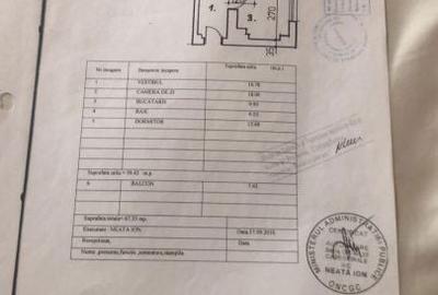 Apartament cu 2 camere decomandat în Uiești - 1