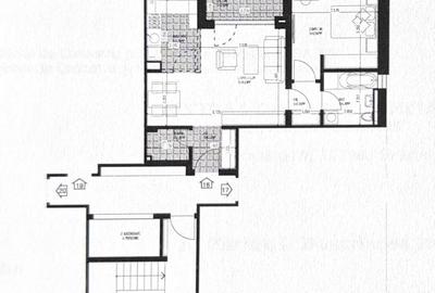 Apartament cu 2 camere decomandat, mobilat în Central - 3