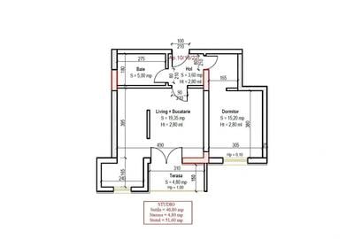 Apartament cu 2 camere decomandat în Theodor Pallady - 2