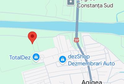 Loc Agigea / Judetul Cta /Teren intravilan 500 mp cu o deschidere stradala 16 ml - 2