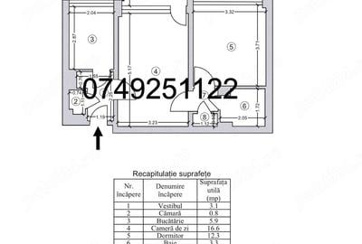 Apartament cu 2 camere semidecomandat în Parcul Circului - 3