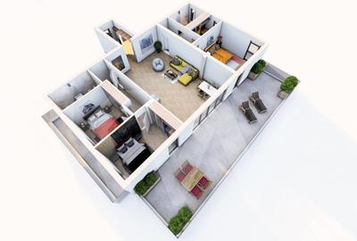 Teren de vanzare cu autorizatie bloc  22 apartamente cu terase - Sibiu - 3