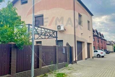 Casa individuala P+1+M, Chiajna - mobilata si utilata, cartier privat