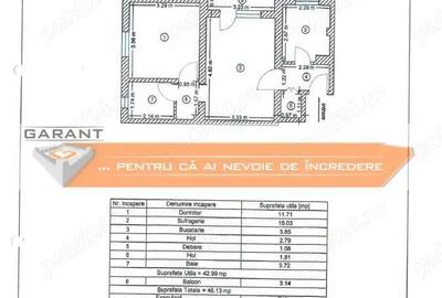 Apartament cu 2 camere semidecomandat în Calea București - 11