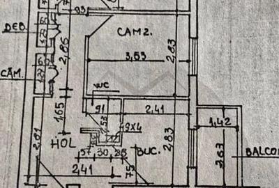 Apartament cu 3 camere decomandat în Păcurari - 1