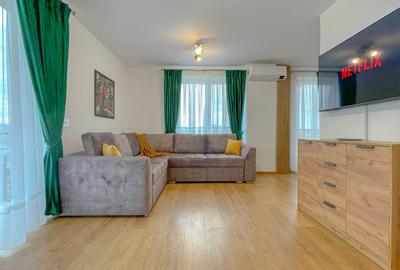 Apartament cu 2 camere decomandat, mobilat în Tractorul - 2