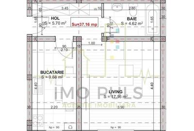 Bucatarie 10 mp. Decomandat. Parter. Posibilitate rate - 5