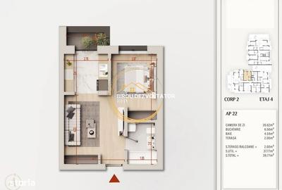 Apartament cu 2 camere în Titan - 1