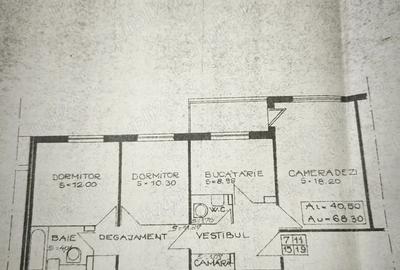 Apartament cu 3 camere decomandat în Iosia