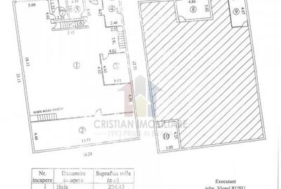 Hala birouri, P 1, 376 mp Sos. Rm. Sarat - 1