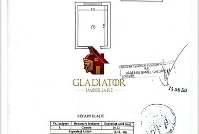 Camera de camin tip garsoniera Frumoasa Poitiers 16.2 mp, disponibila - 3