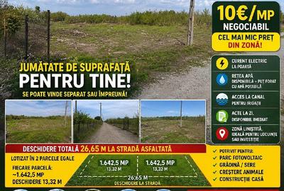 Teren de 3350 mp, în Rasa - 1