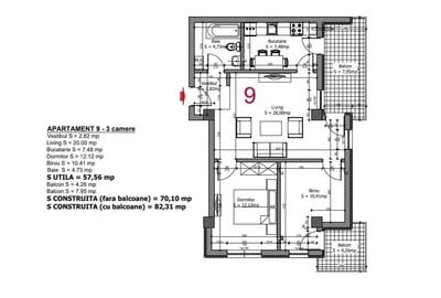 Apartament 3 camere | zona Maramures | Parc Unirii | Comision 0% - 11