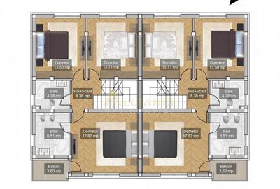 Casă cu 4 camere cu Teren 150 Mp în Central