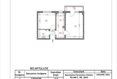 Apartament cu 2 camere decomandat în Lacul Tei - 2