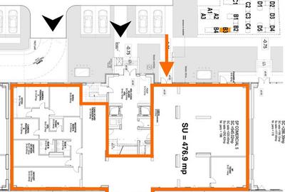 Spatii comerciale de vanzare la Complexul Cortina North - 7