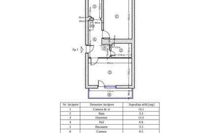 Apartament cu 2 camere decomandat în Ultracentral - 1