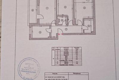Apartament cu 3 camere decomandat în Central