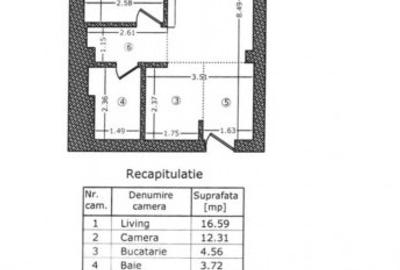 Apartament cu 2 camere semidecomandat, mobilat în Aviației - 9