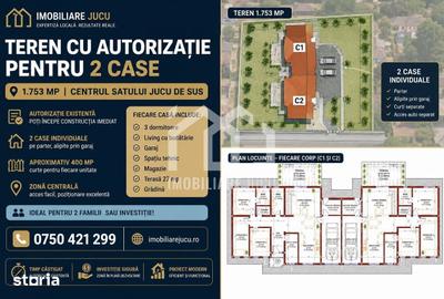 Teren de 1753 mp, în Jucu - 2