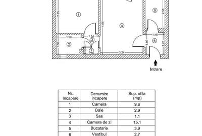 Giurgiului vanzare apartament 2 camere - 3