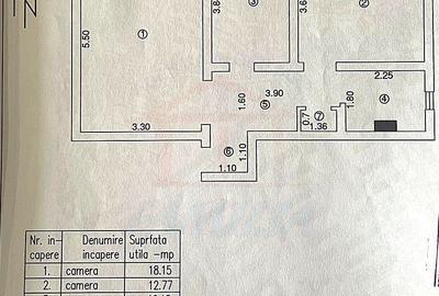 Apartament cu 2 camere decomandat în Piața Centrală