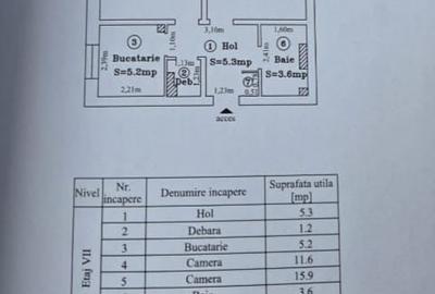 Apartament 2 camere, decomandat, etajul 7, lift, zona Circumvalatiun - 13