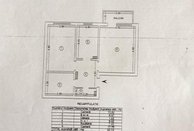 Proprietar, 57mp cons. pe cadre '83, renovat, Bularga-Carrefour Felicia, credit