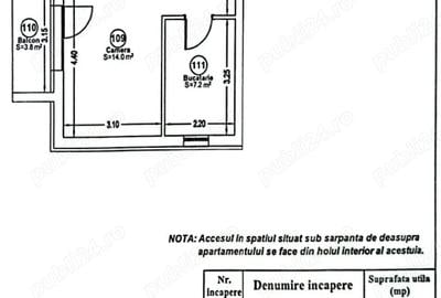 Garsonieră decomandată în Giroc