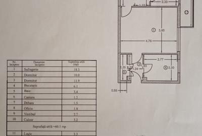 Apartament 3 camere Favorit metrou - 1