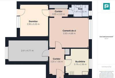 Apartament cu 3 camere semidecomandat în P-ța Gării - 5