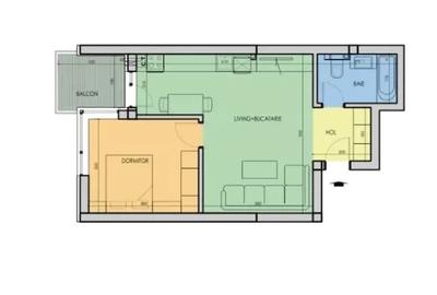 Inchiriez apartament cu 2 camere tip studio - 4