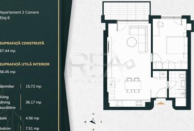 2 camere premium cu parcare | Barbu Vacarescu | Piscina 2 camere premium cu parcare | Barbu Vacarescu | Piscina - 16