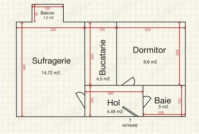 Apartament 2 camere, et 3 din 10, zona Titan - 2