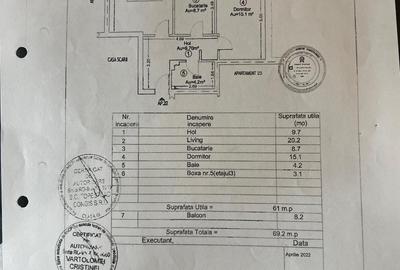 Apartament 2 camere-Str Cuza Voda-Mobilat-Utilat-69 mp Apartament 2 camere-Str Cuza Voda-Mobilat-Utilat-69 mp - 2