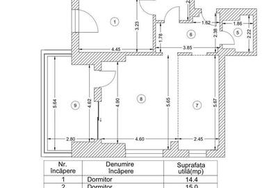 Apartament cu 3 camere semidecomandat, mobilat în Cotroceni - 12