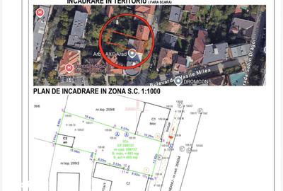 Teren de 493 mp, în Central