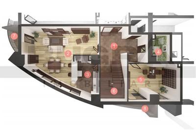 Penthouse cu 5 camere decomandat în Mănăștur - 2